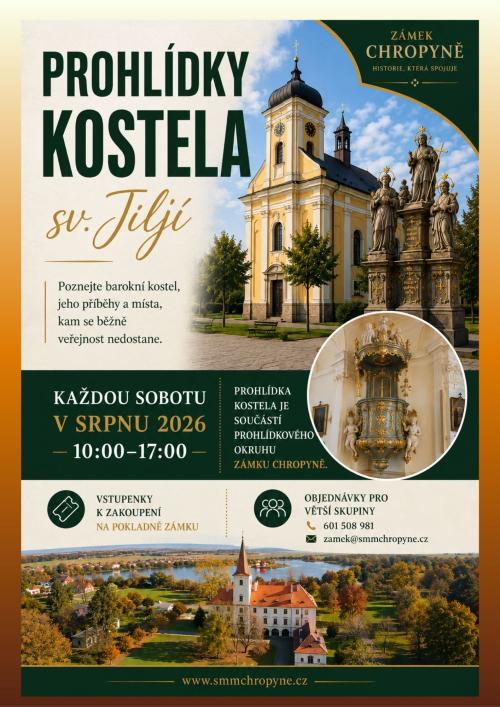 barokní kostel s historickými prvky